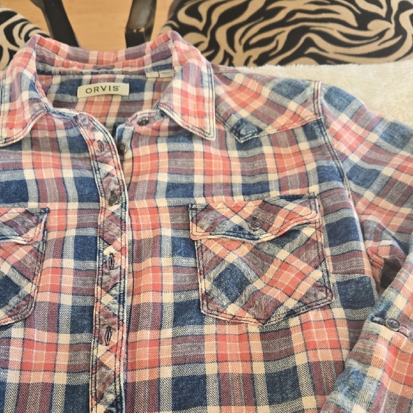 Orvis Plaid Button-Up Shirt - Picture 5 of 13